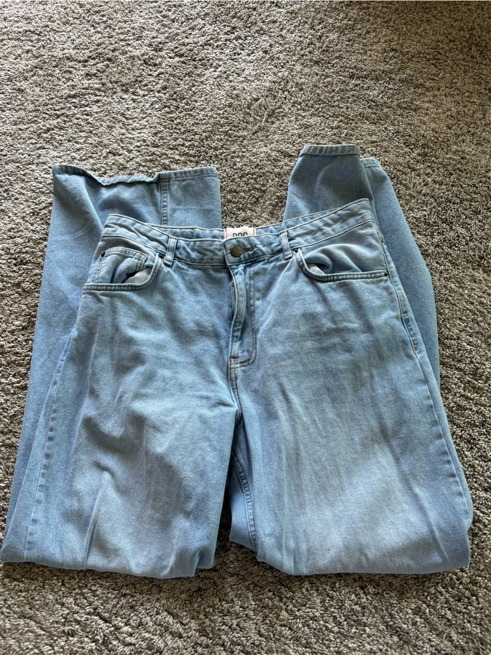 BDG Light Blue Wide-Leg Jeans